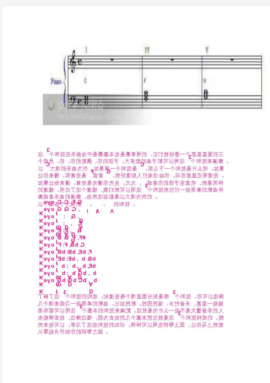 钢琴和弦学习法(超全,超简单)