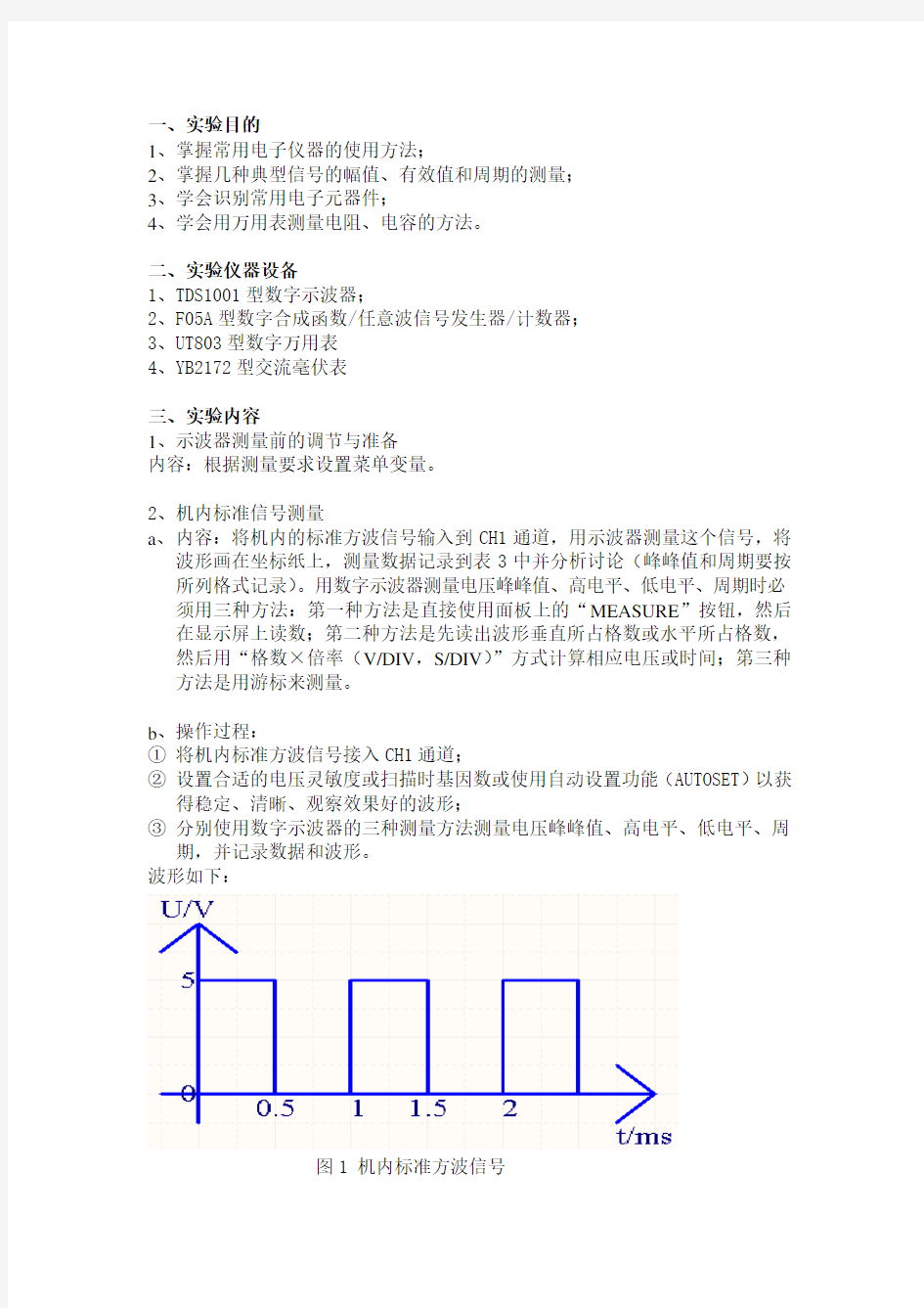 实践初步实验报告1