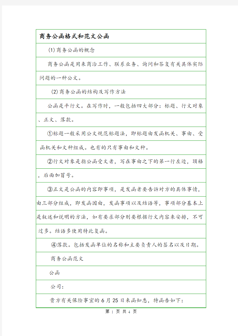 商务公函格式和范文公函.doc