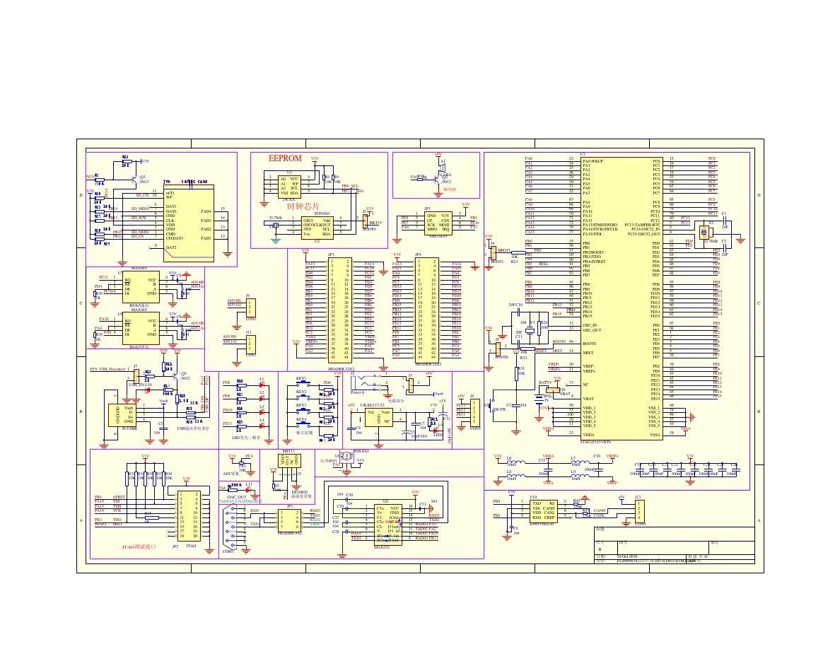 stm32F103VCT6原理图