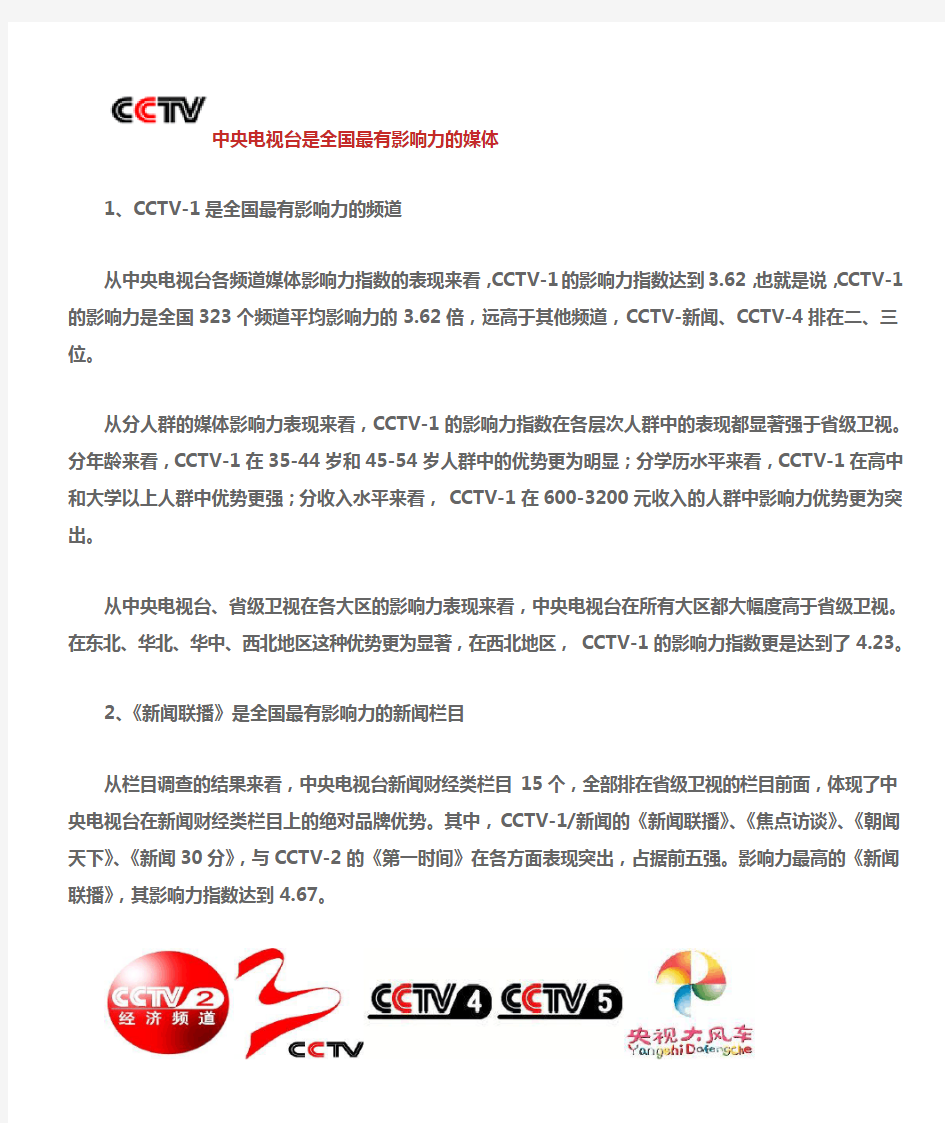 CCTV7栏目介绍