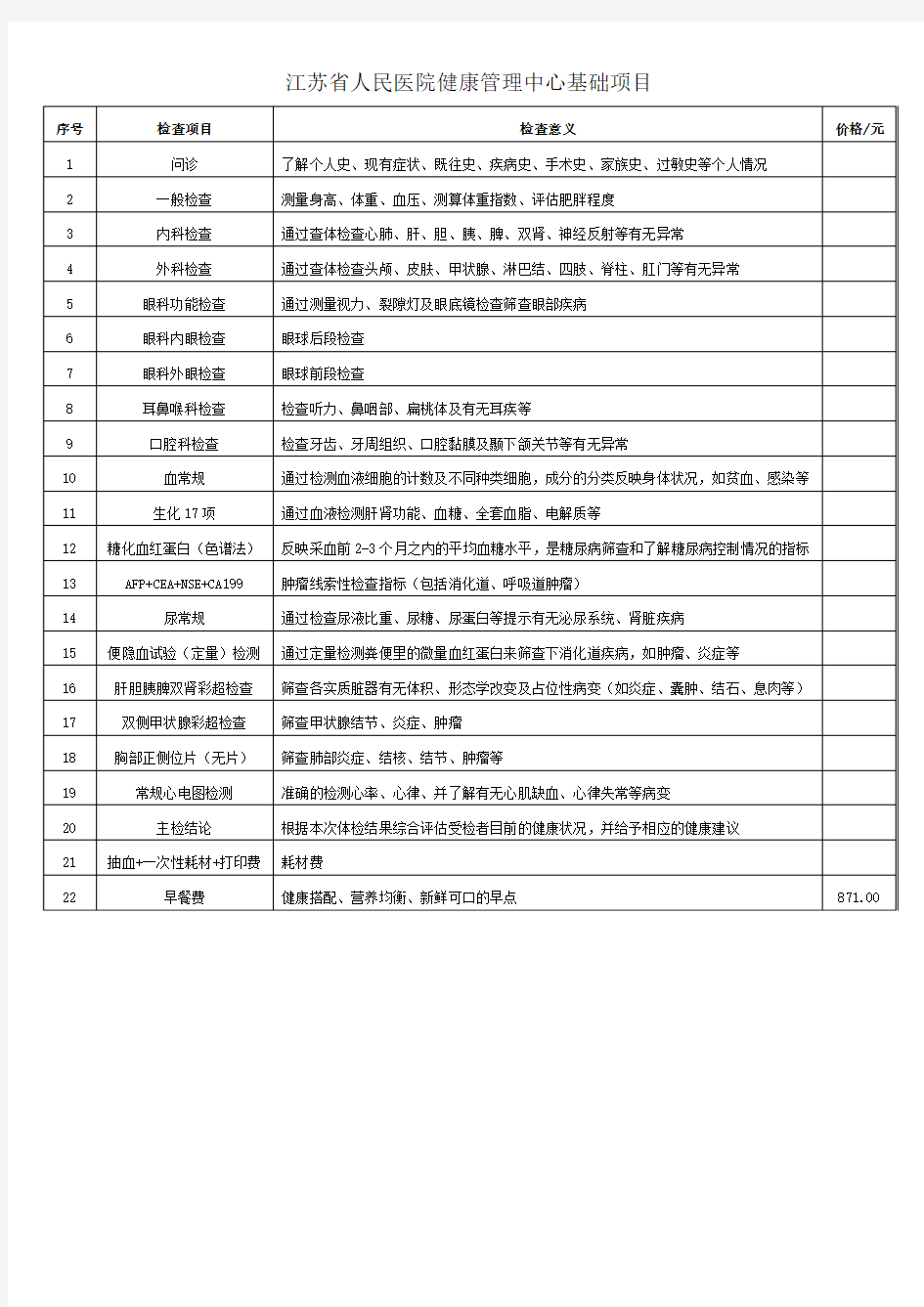 江苏省人民医院健康管理中心