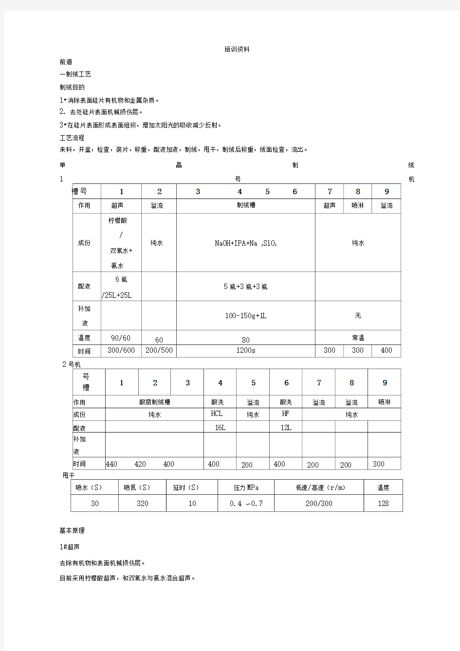 太阳能电池片生产工艺简介解读