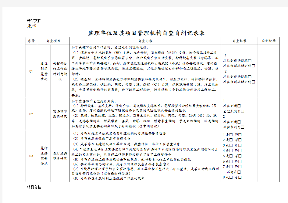 动态管理表格word版本