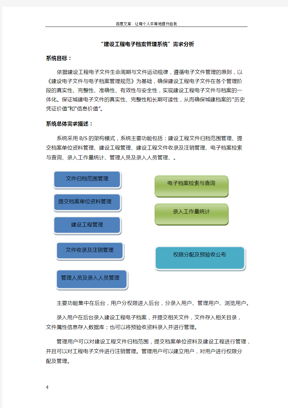 建设工程电子档案管理系统