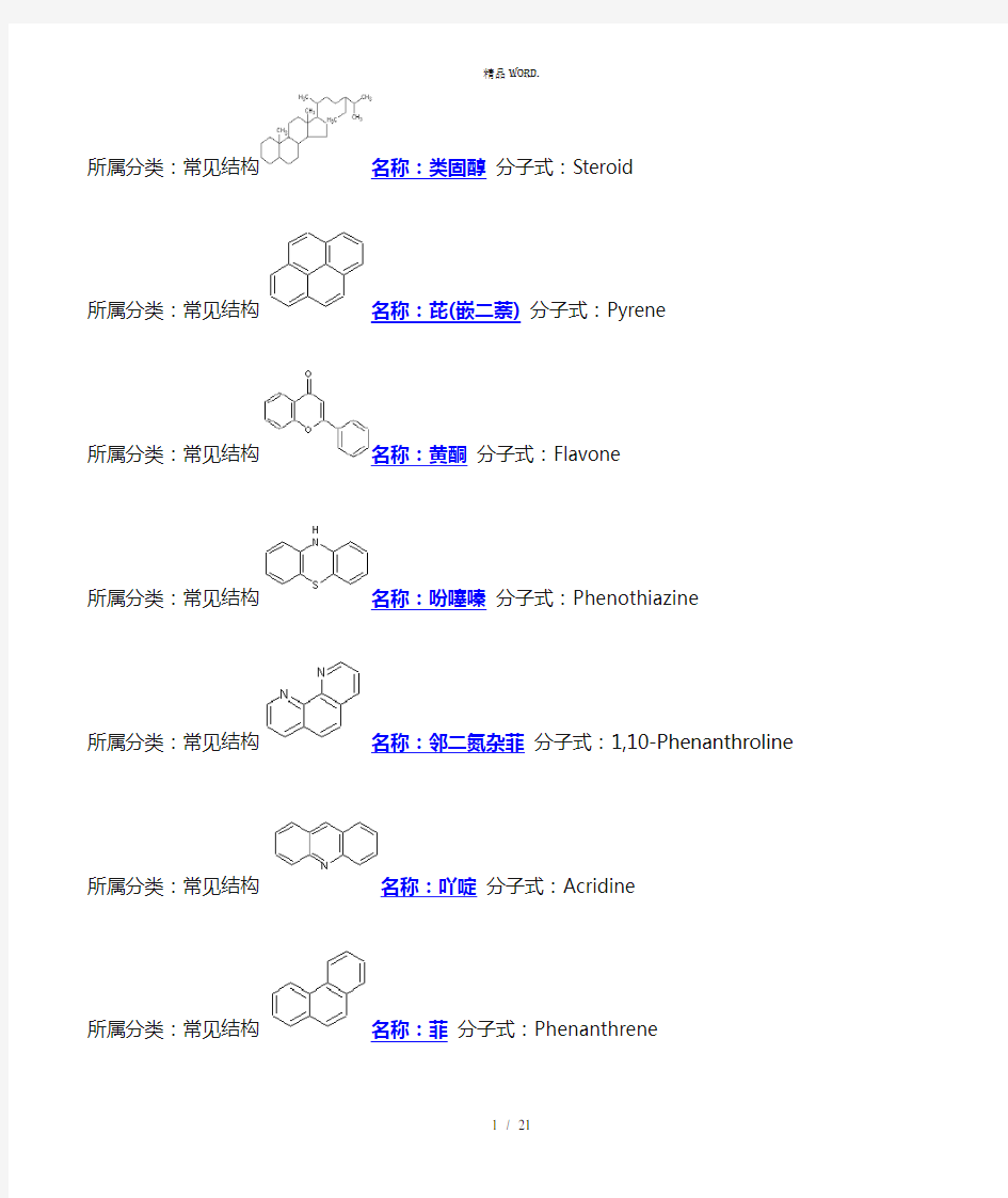 有机化学基本基团中英文大全.(优选)