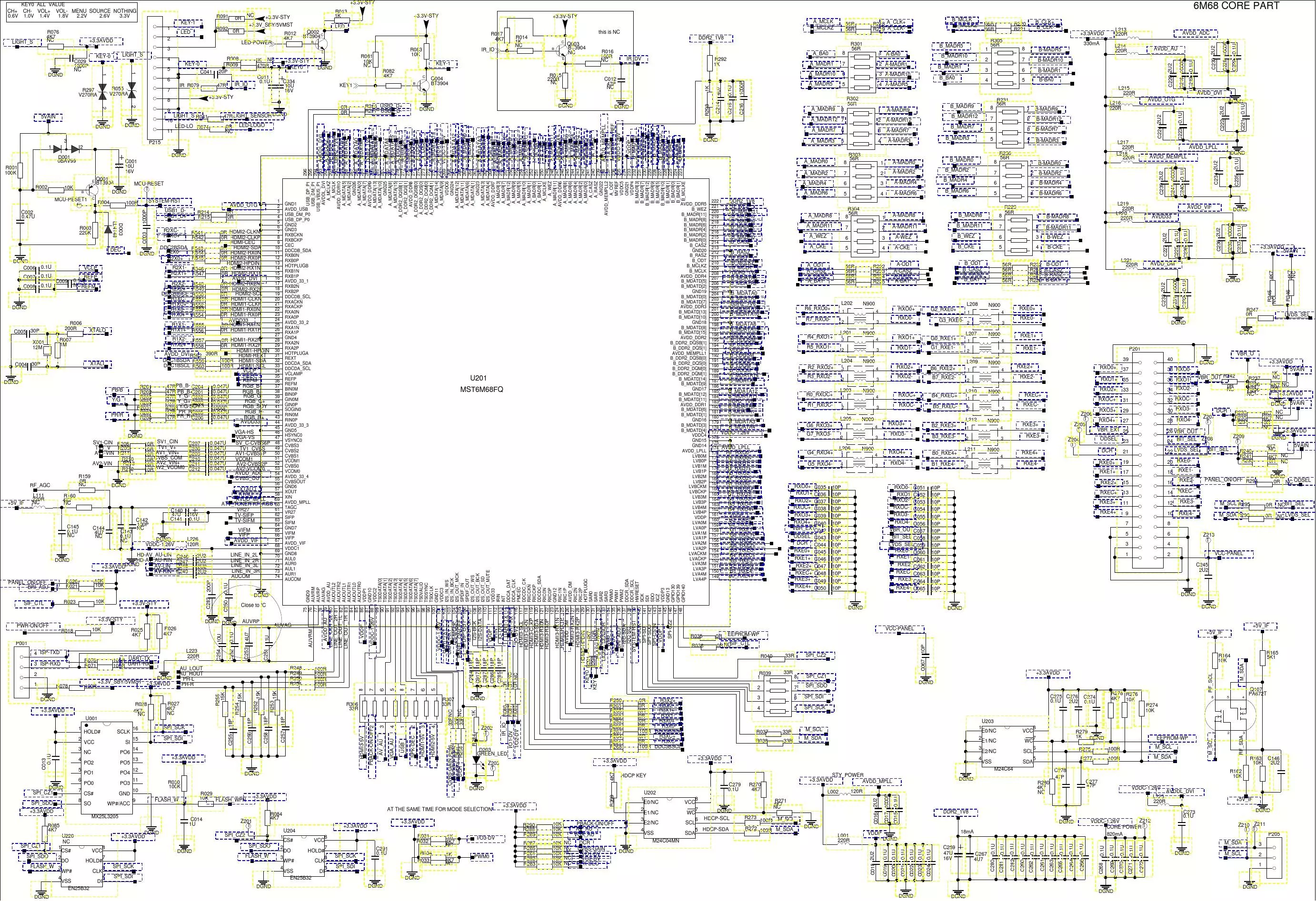 TCL王牌L42E9FBD(MS68B机芯)液晶彩电图纸