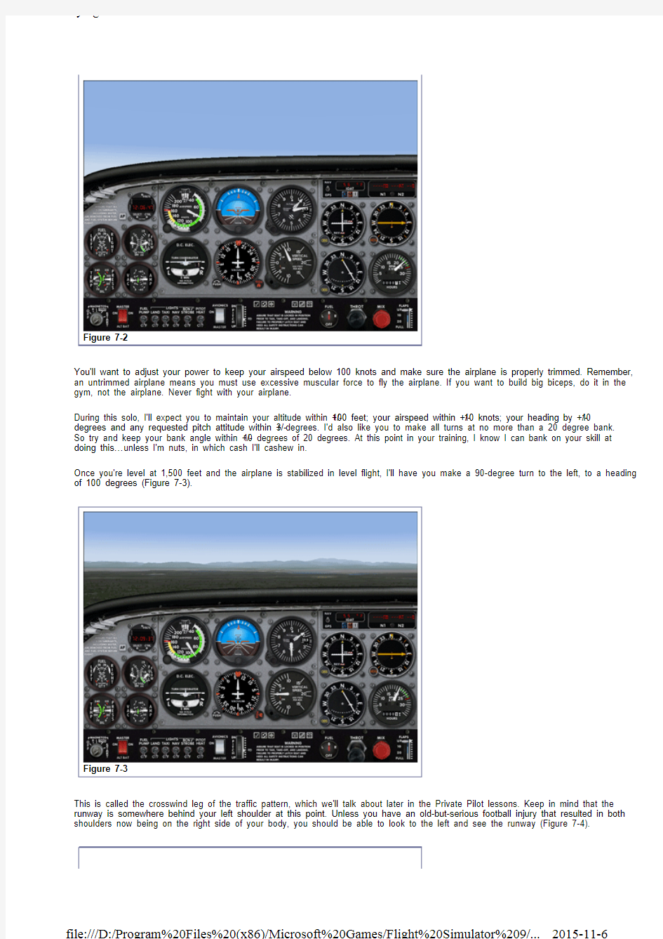 微软模拟飞行2004飞行课程(中文版)1.7. 你的首次单飞