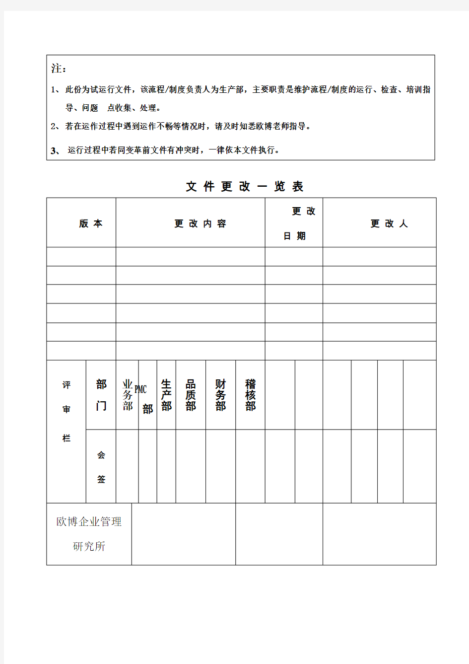 班前会管理制度