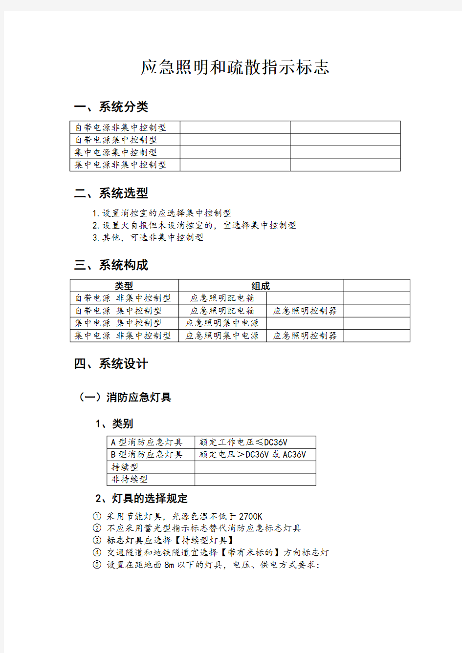 11 - 应急照明和疏散指示标志