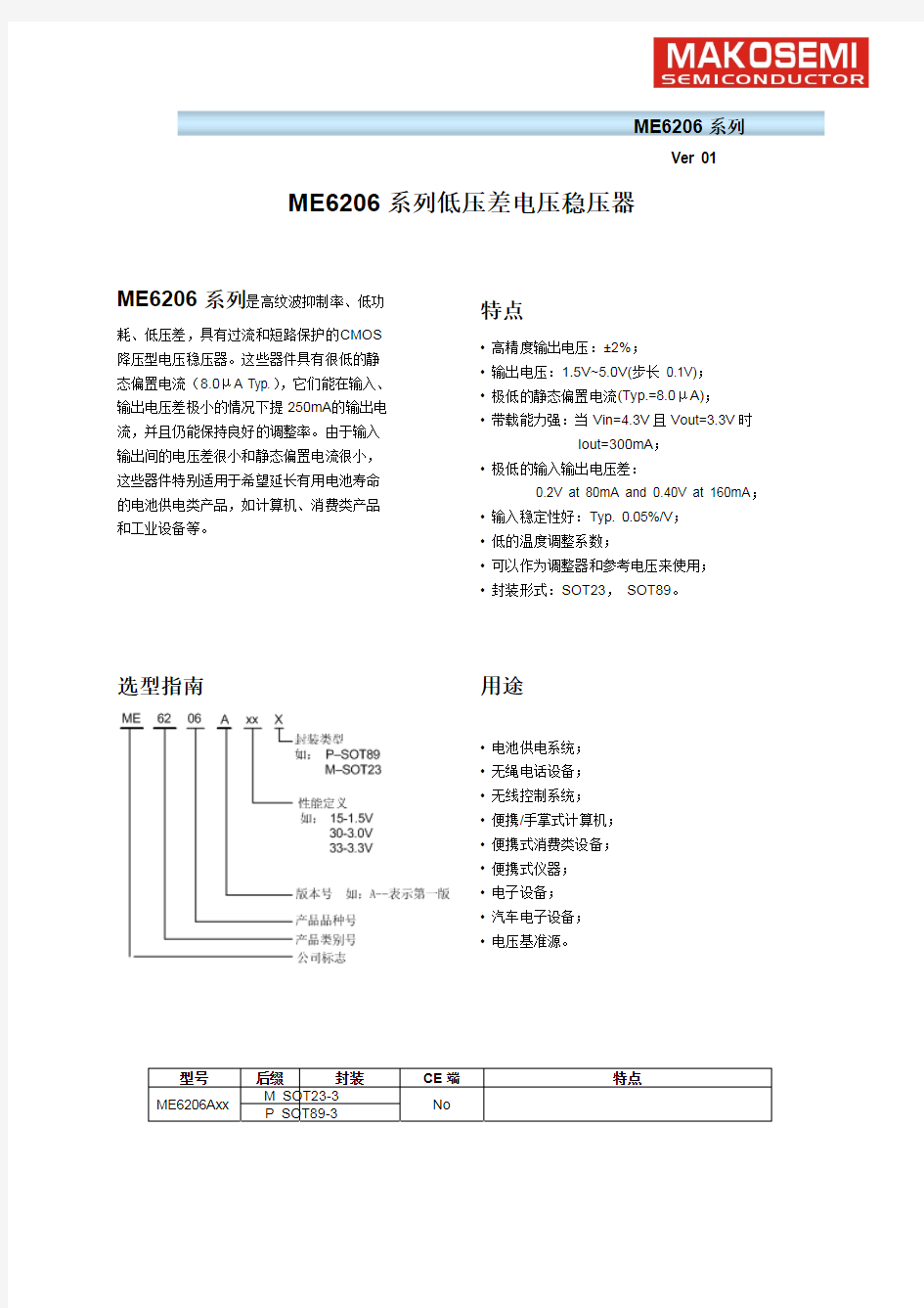 ME6206_datasheet