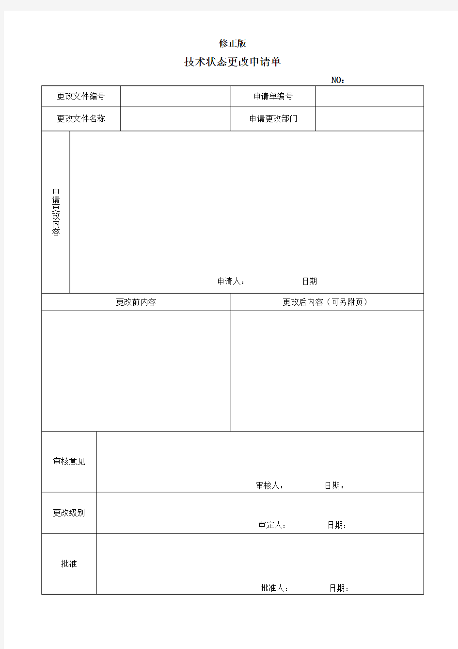 01技术状态更改申请单_修正版