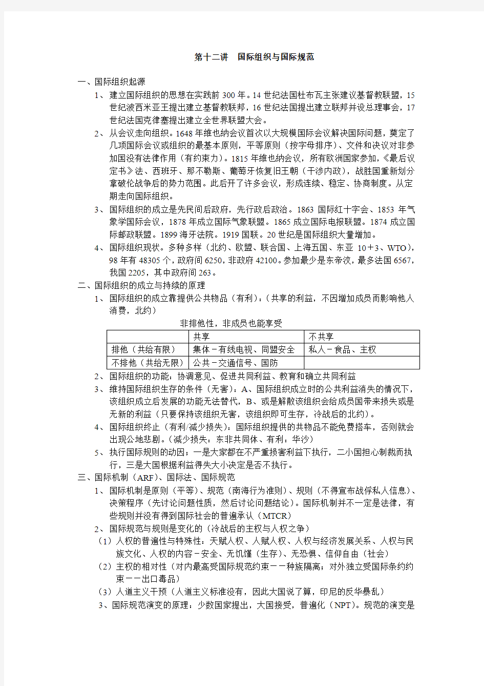 国际关系分析