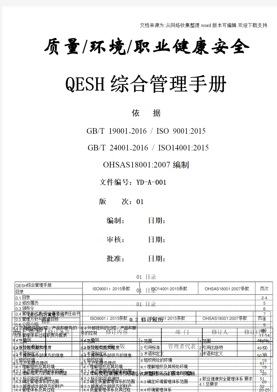 QESH综合管理手册170906新版通用