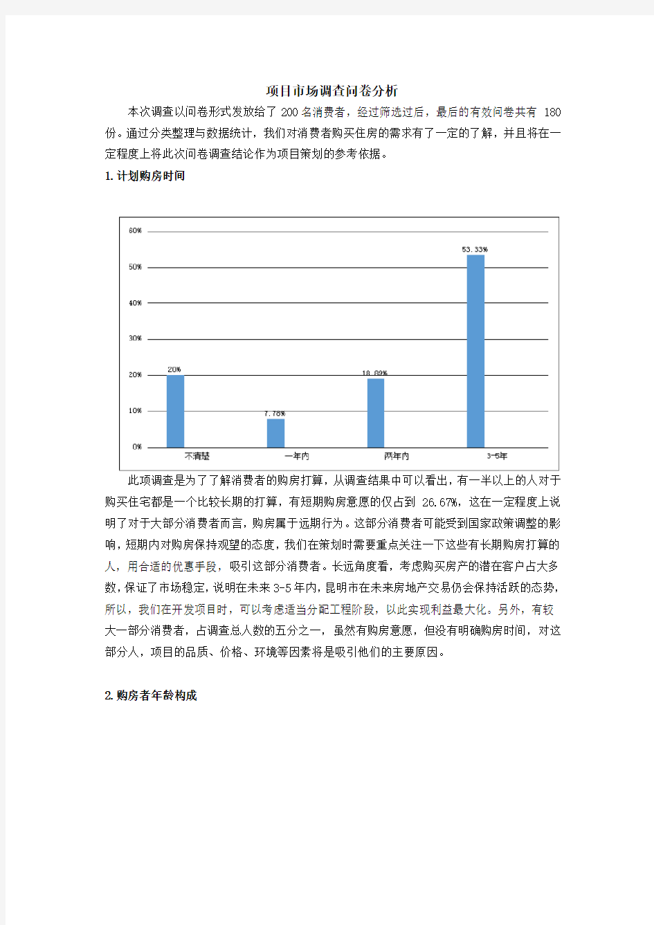 市场调查问卷分析4.21