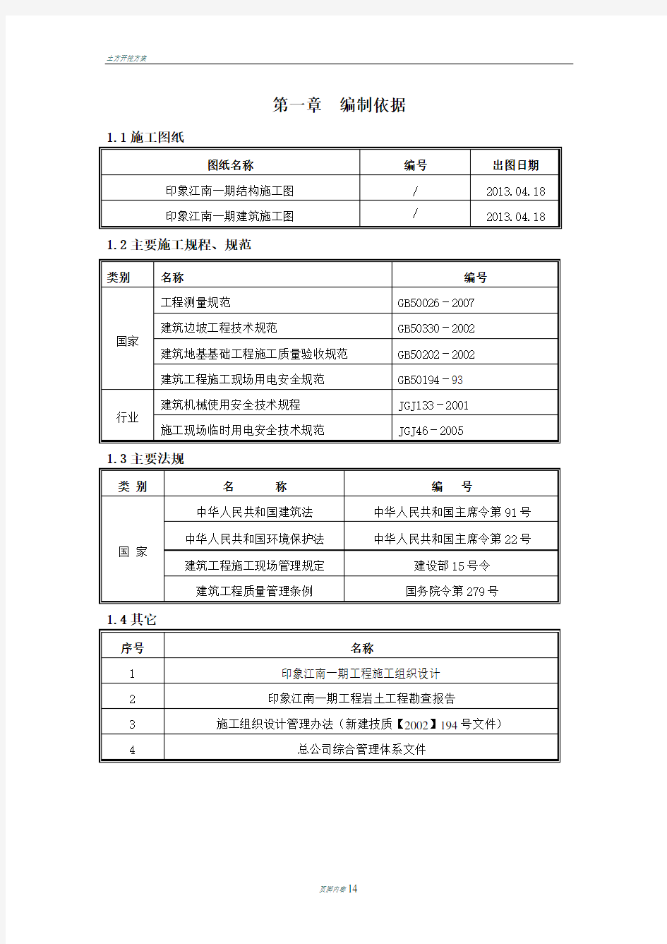 土方开挖方案(终)