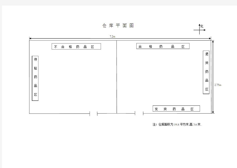 仓库平面图