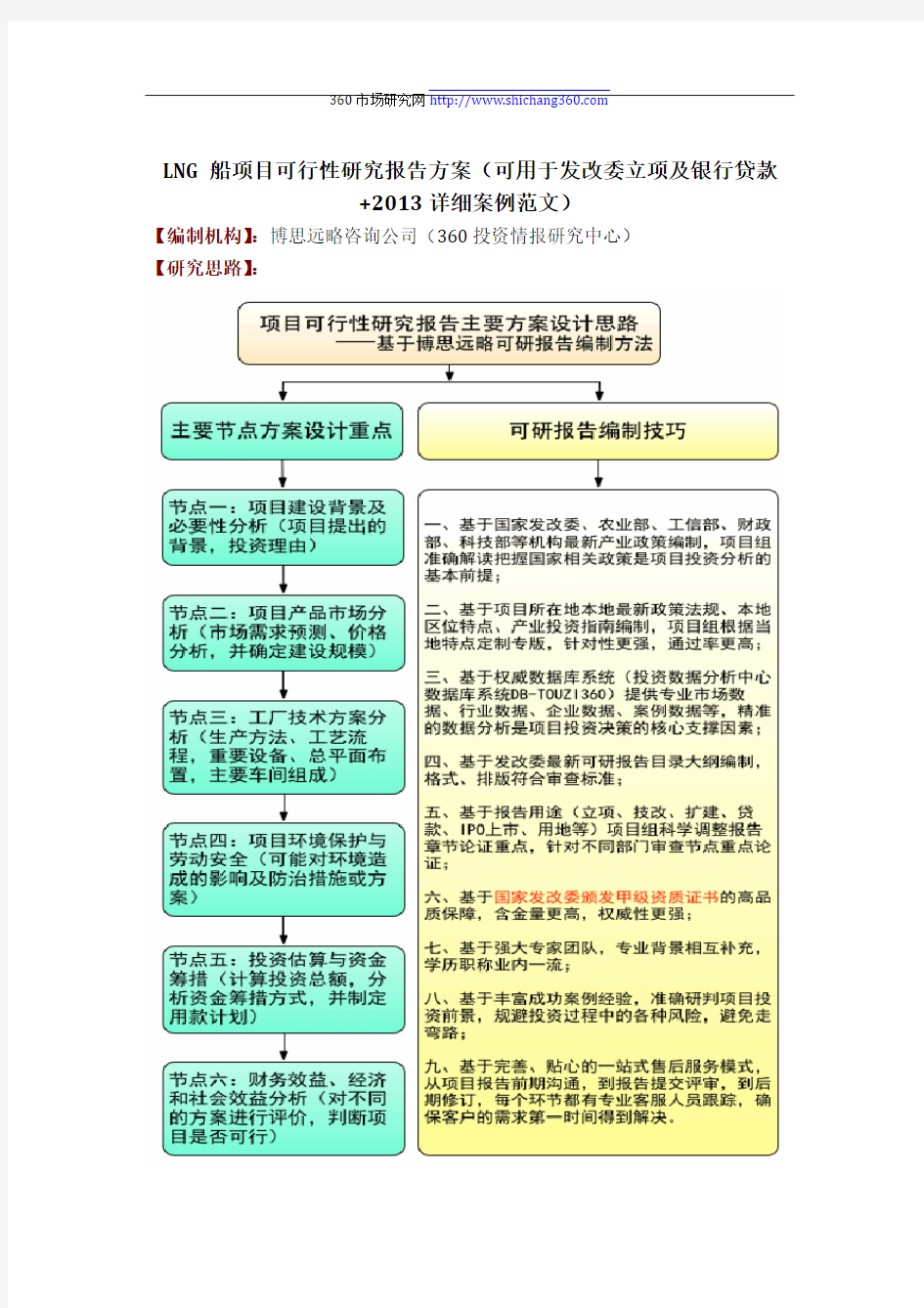 LNG船项目可行性研究报告方案(可用于发改委立项及银行贷款+2013详细案例范文)