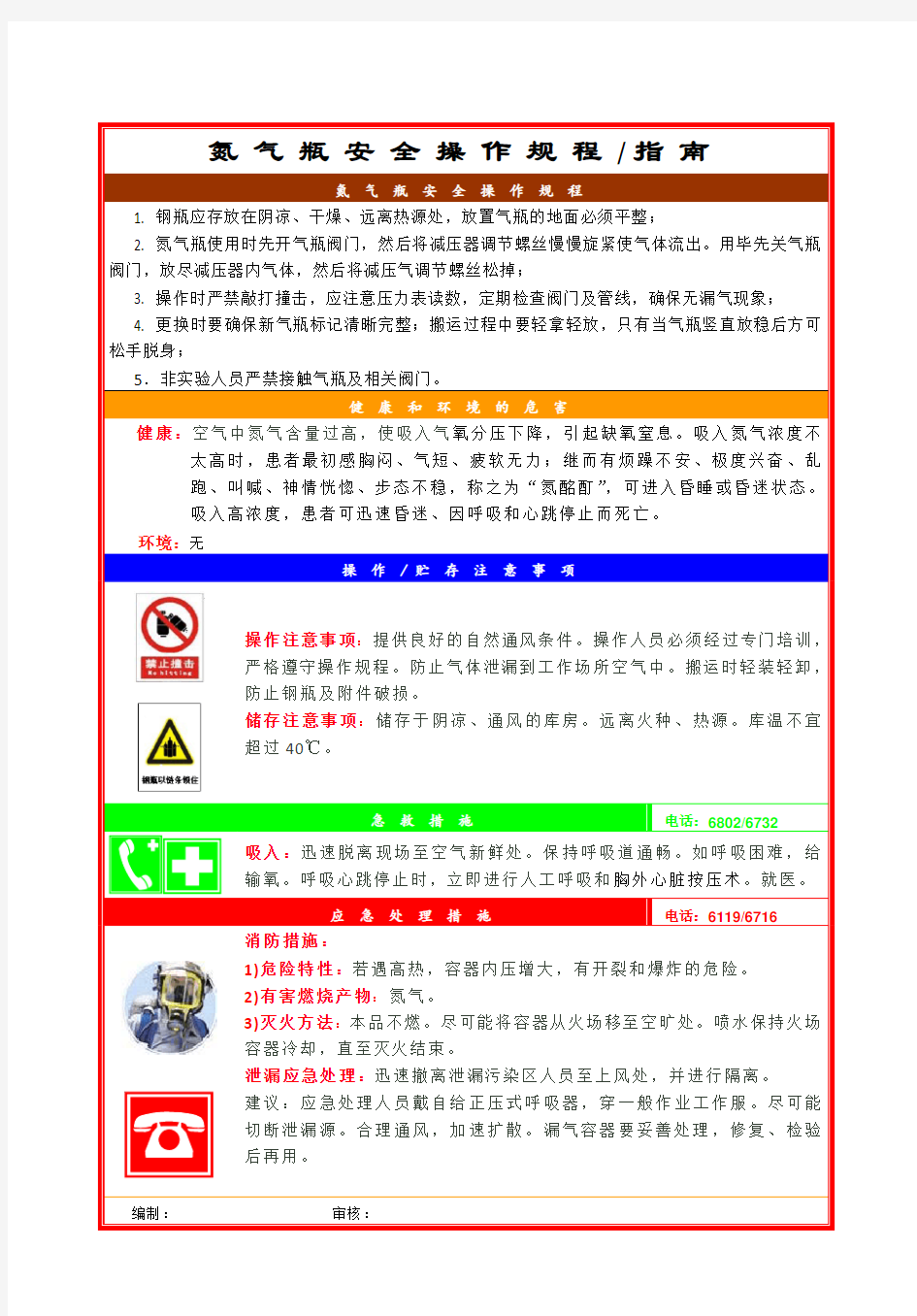 氮气瓶安全操作规程-指南