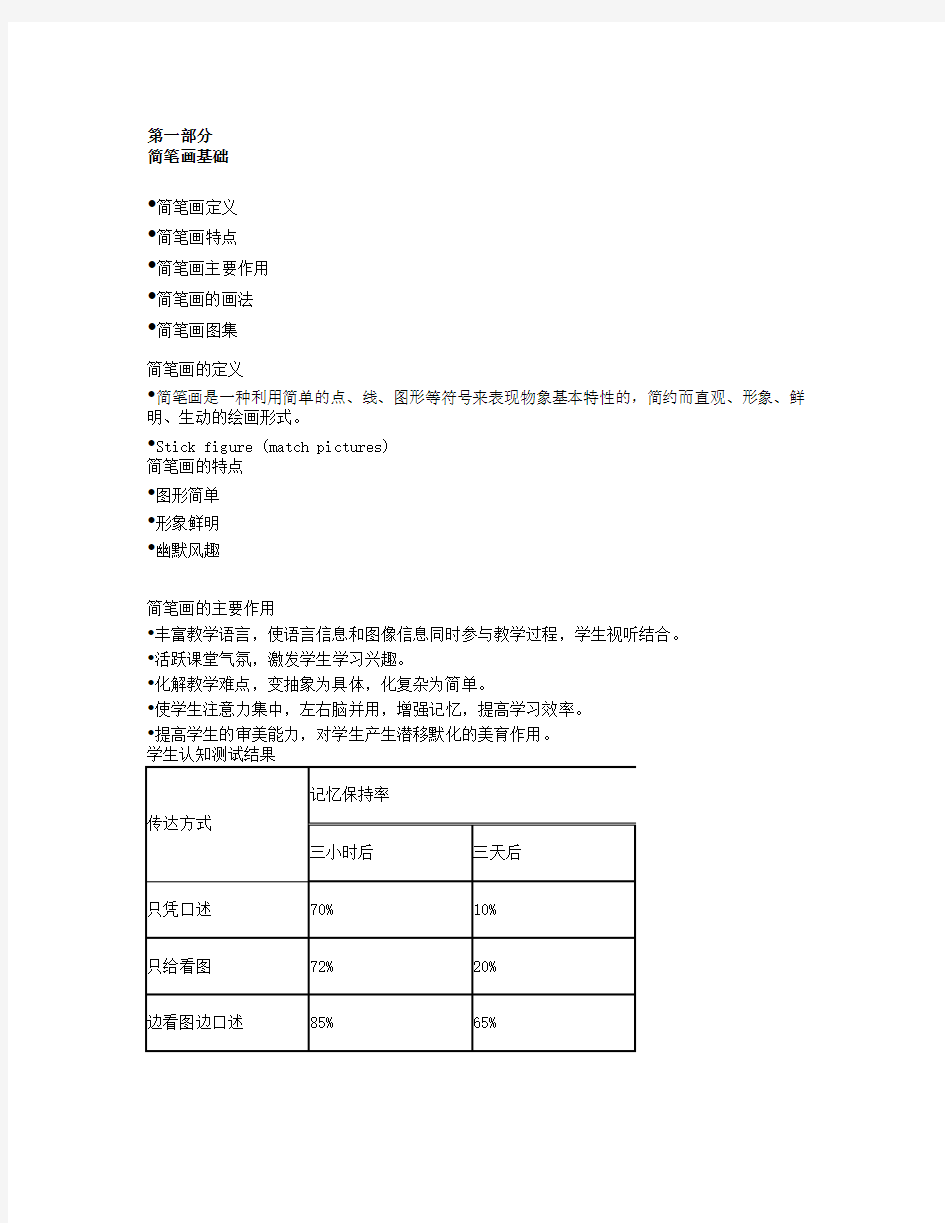 简笔画入门学习(全90页)