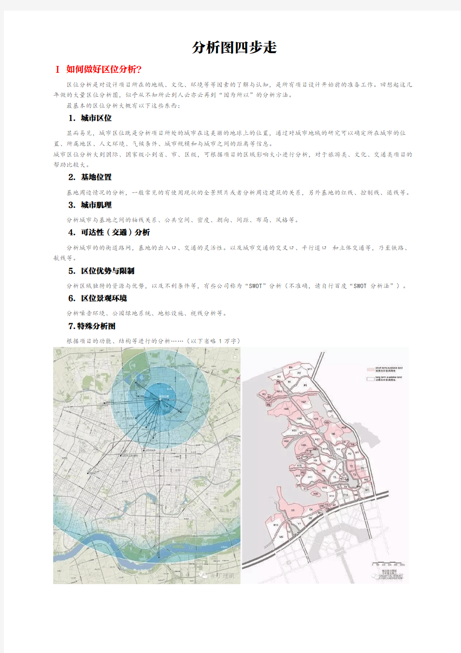 城市规划分析图四步走