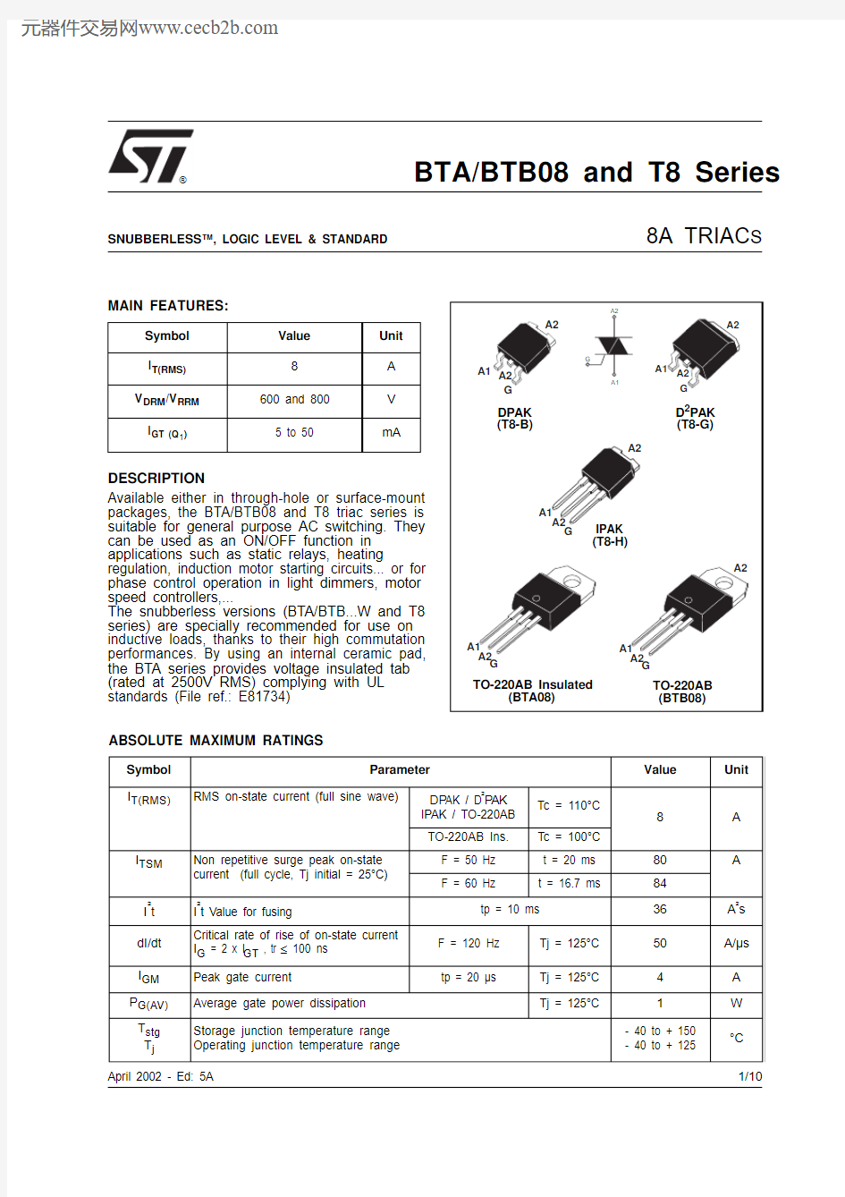 T835-600G-RG中文资料