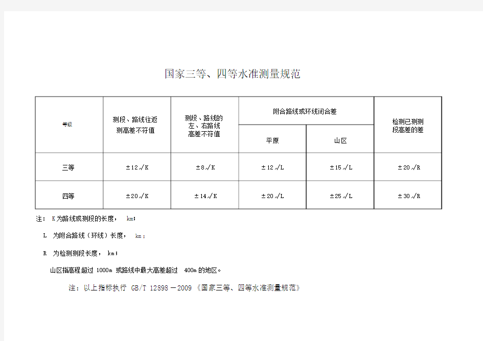 国家三等四等水准测量规范.docx