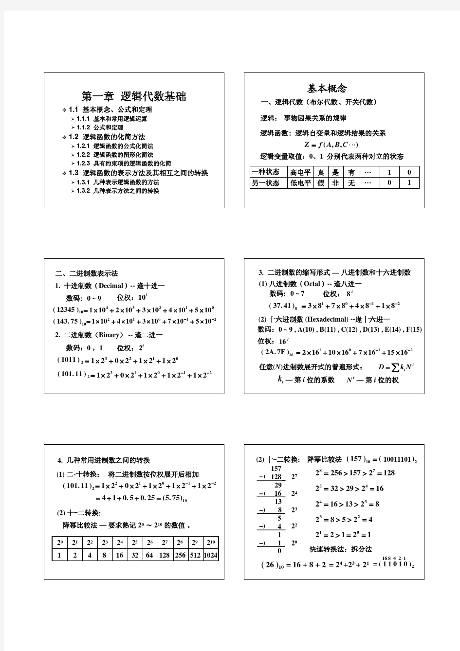 数字电子技术基础简明教程(第三版)全