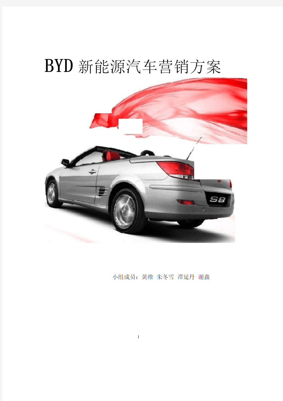 BYD新能源汽车营销方案