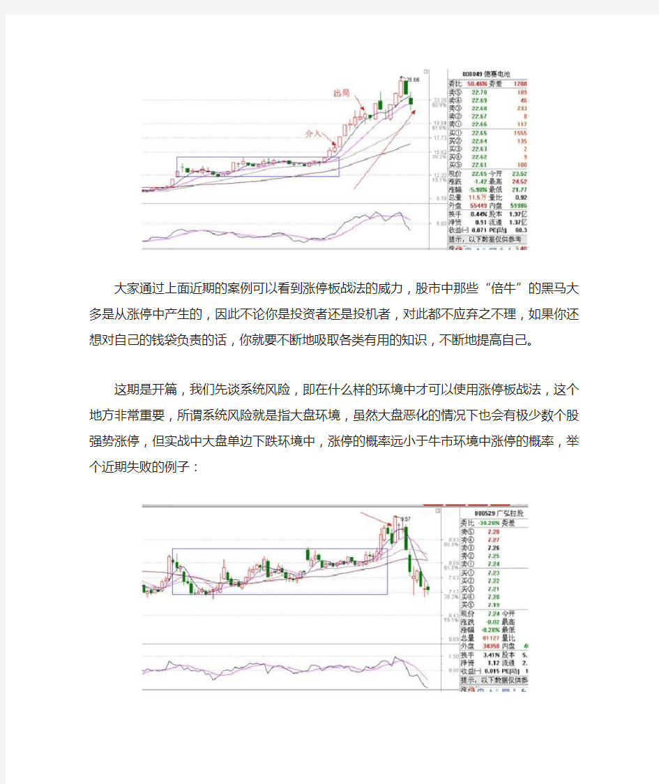 图解涨停板战法大全