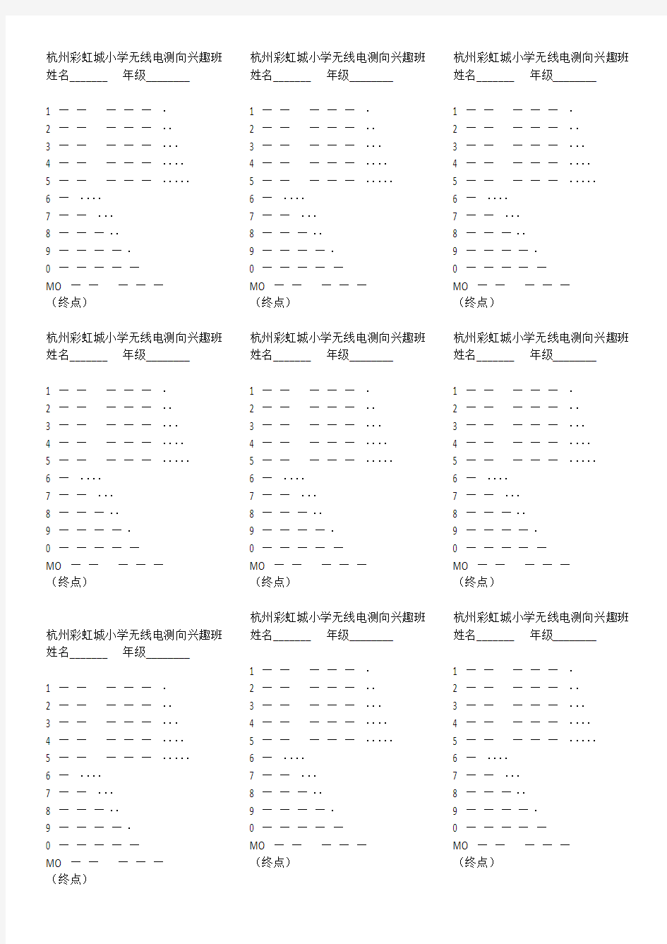 无线电测向 80M电台信号