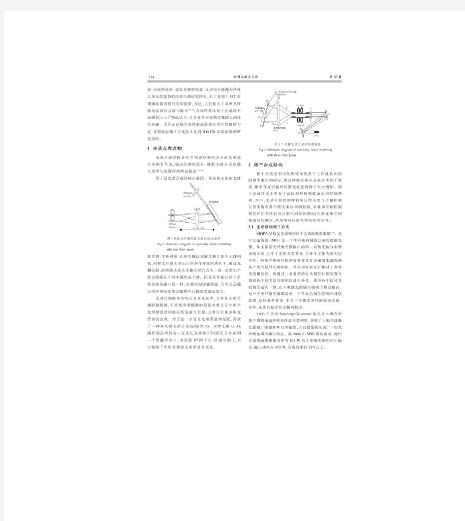 激光相干合成技术研究新动向讲解