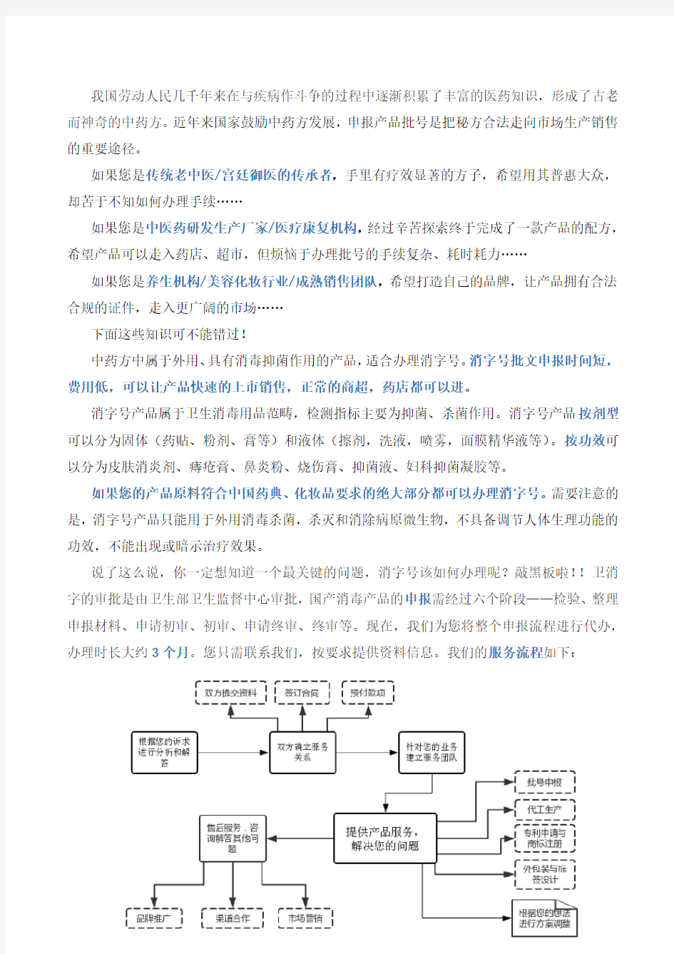 10.中药方如何办理消字号