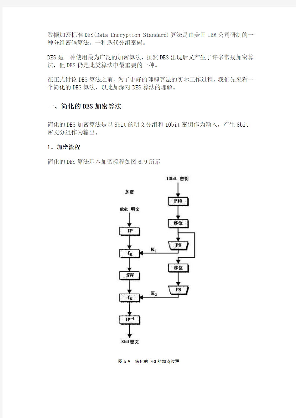 DES加密算法