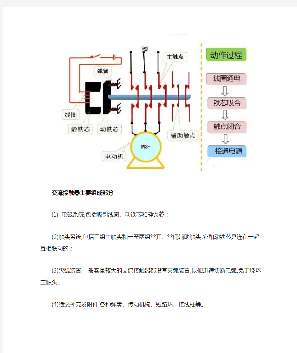 交流接触器的接线方式以及接线图