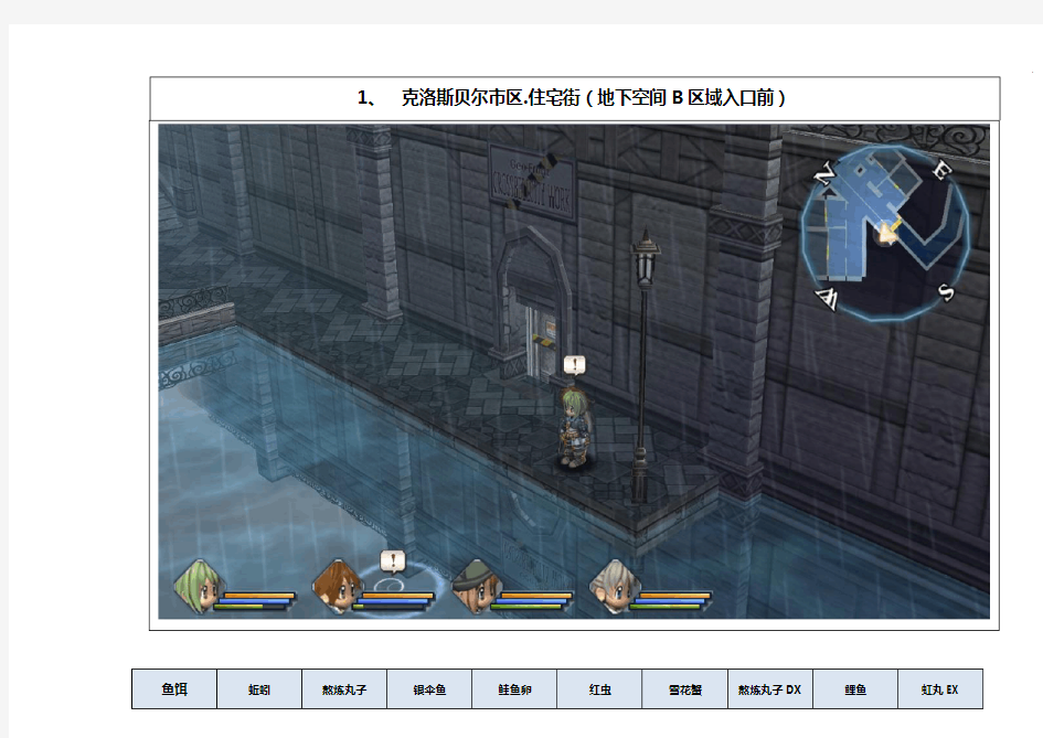 碧之轨迹钓鱼全说明材料喂猫修改版