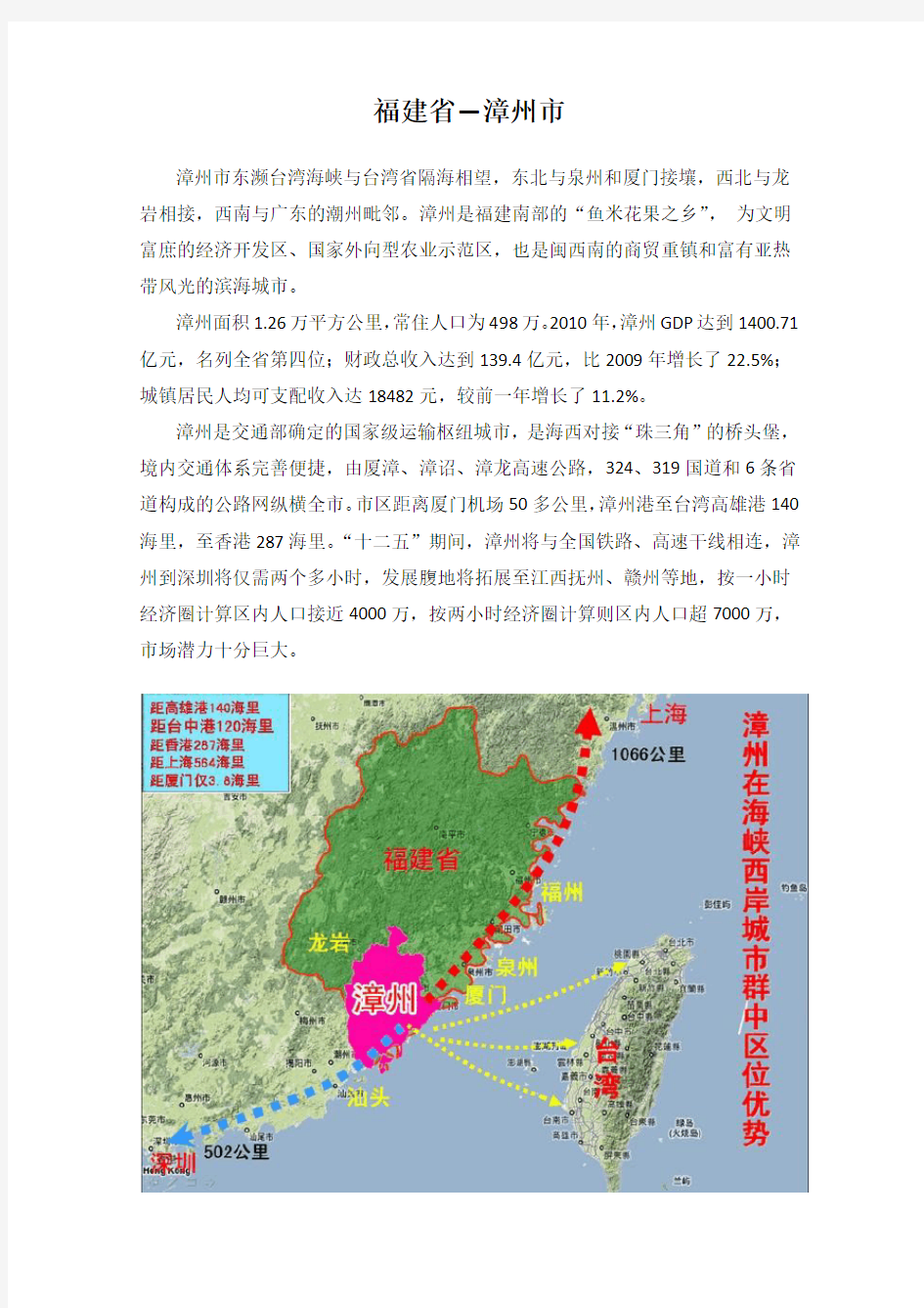 漳州市重点新区规划