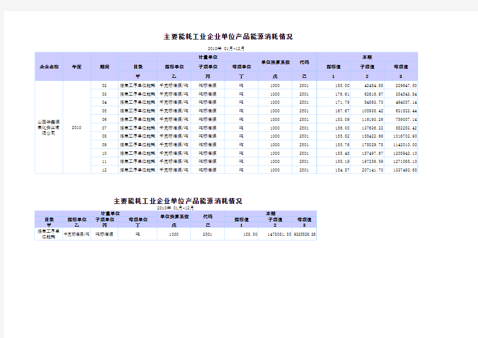 查询_重点耗能工业企业单位产品能源消耗情况