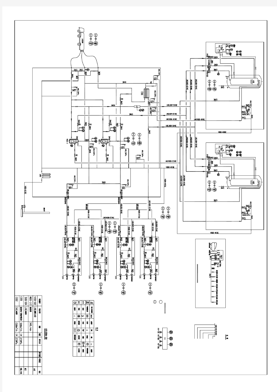 LNG加气站工艺流程图