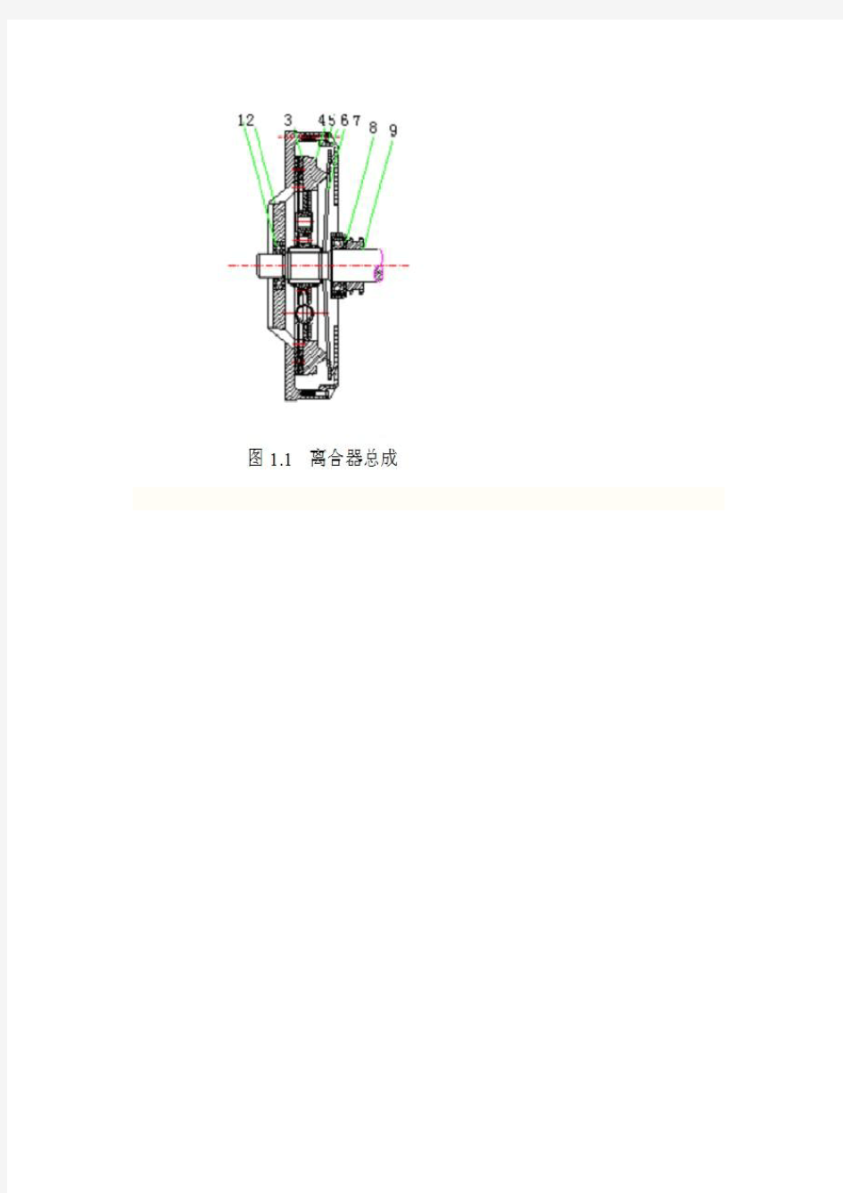 离合器结构形式和工作原理资料