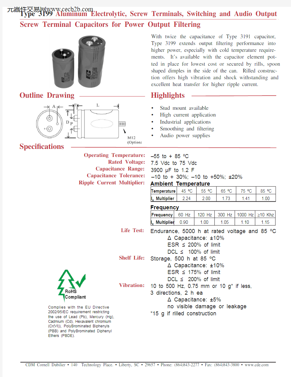 3199BA223M016APA1中文资料