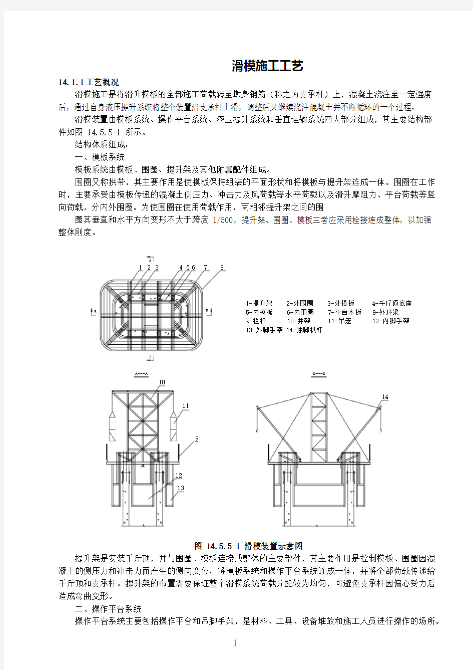 滑模施工工艺