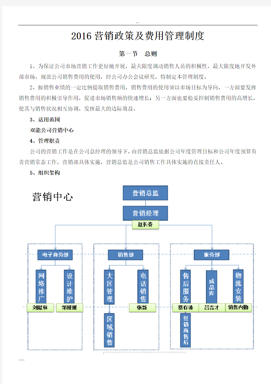 (确认稿)销售提成与费用管理办法