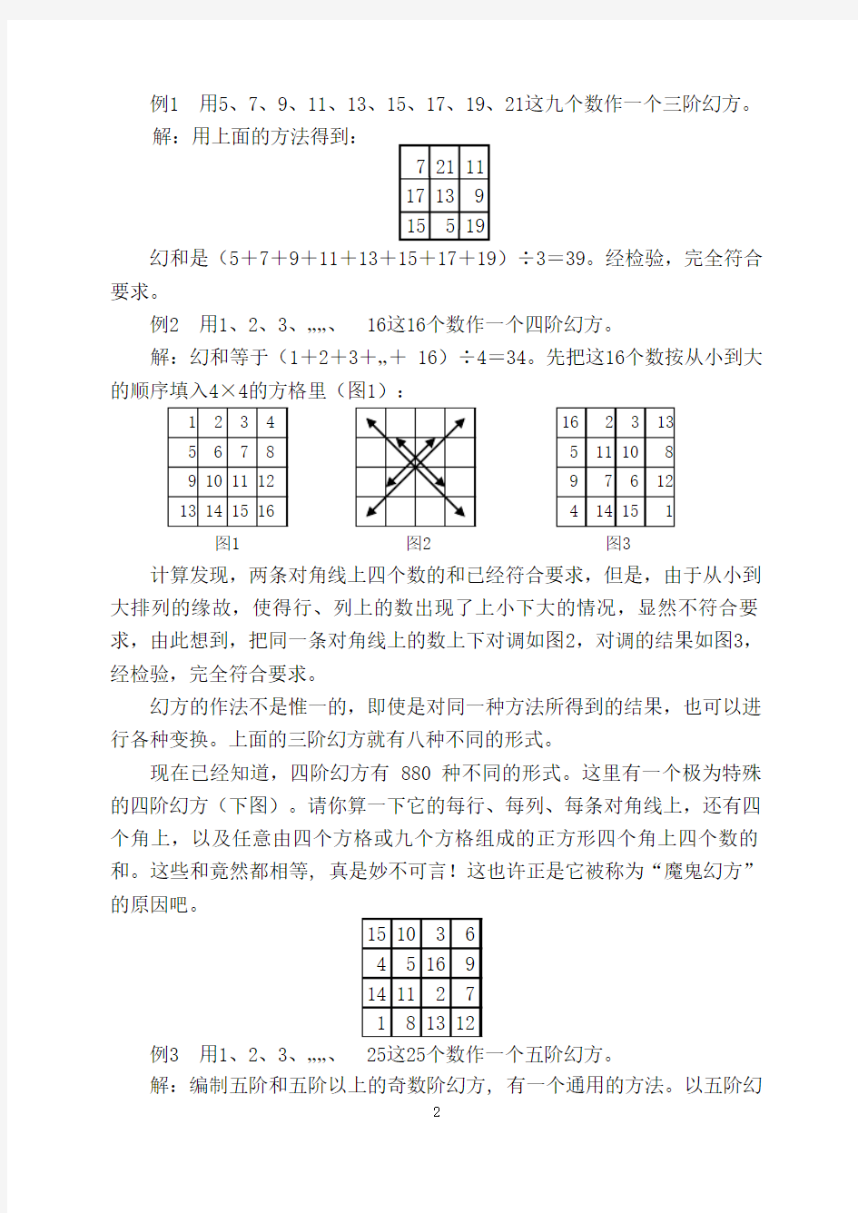 小学数学竞赛学习材料(四年级暑期)