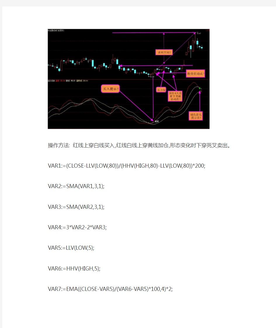 超级准确通达信指标公式源码