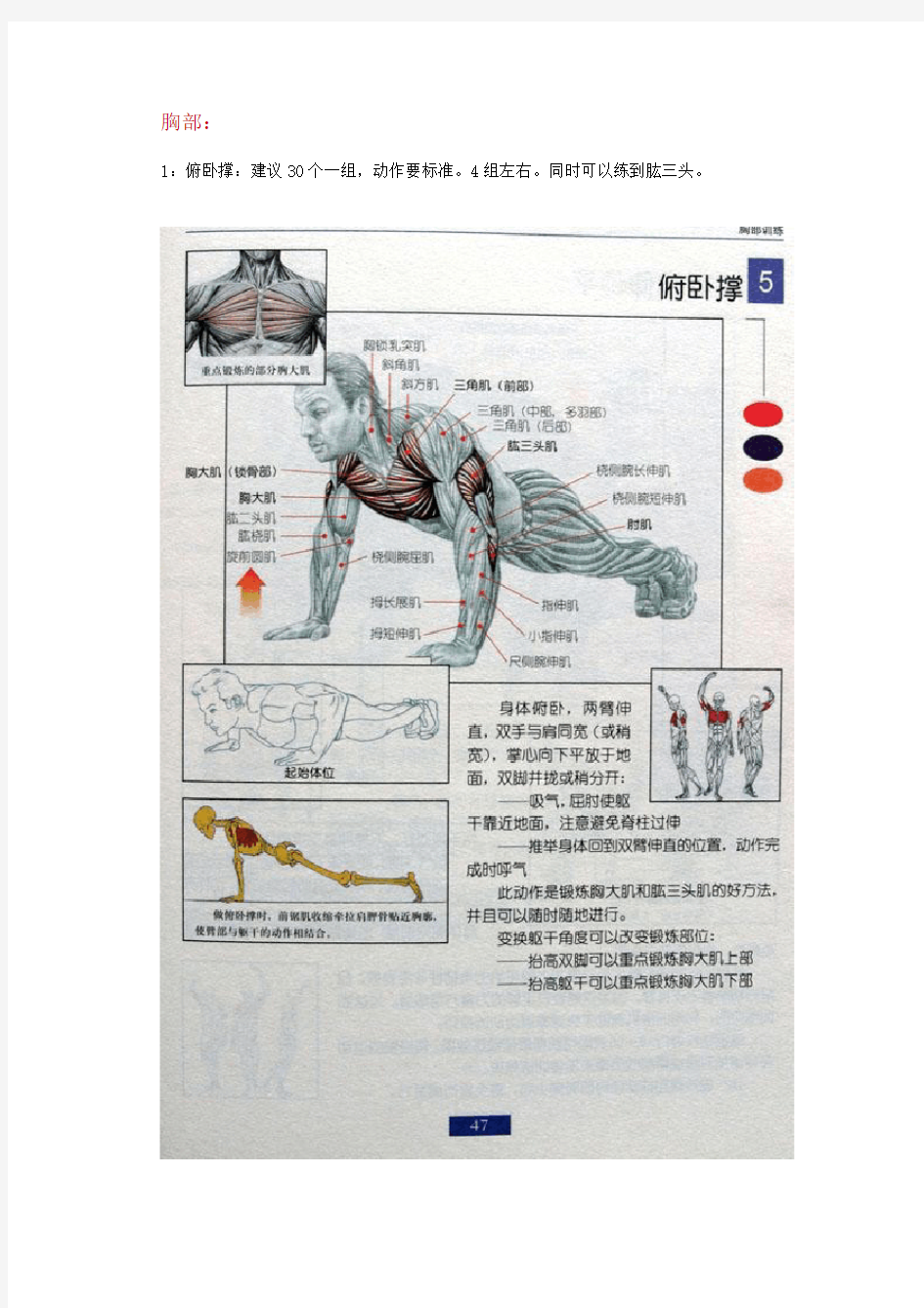 男生科学健身必备锻炼方案