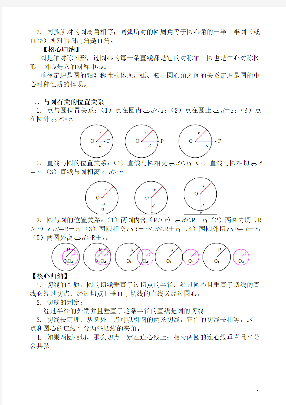 (名师整理)人教版数学中考《圆的综合应用》专题复习精品教案