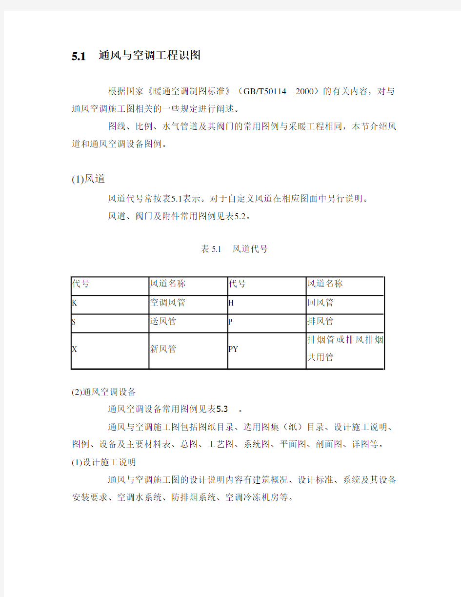 通风与空调工程识图