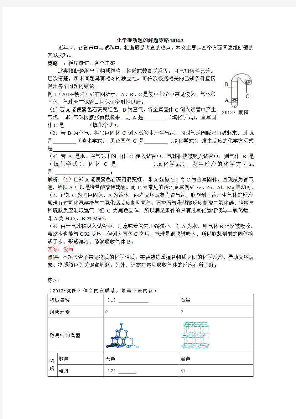 二氧化碳的性质和用途