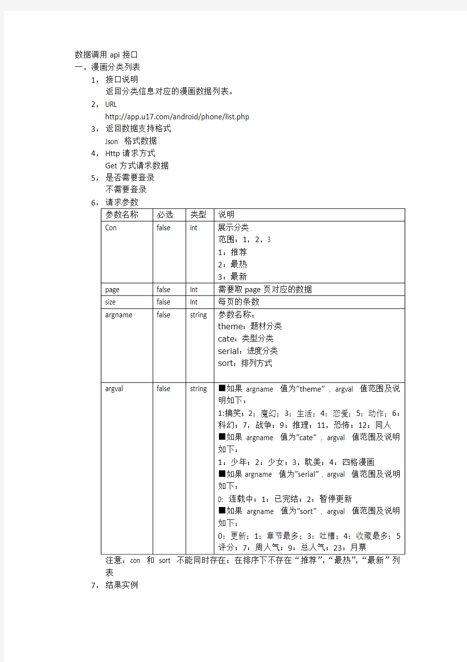 数据调用api接口